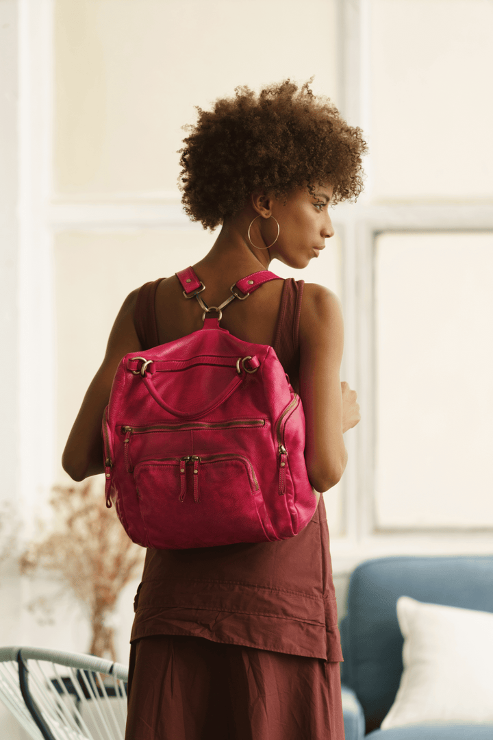 Quest Backpack Purse - Stoned Fuchsia