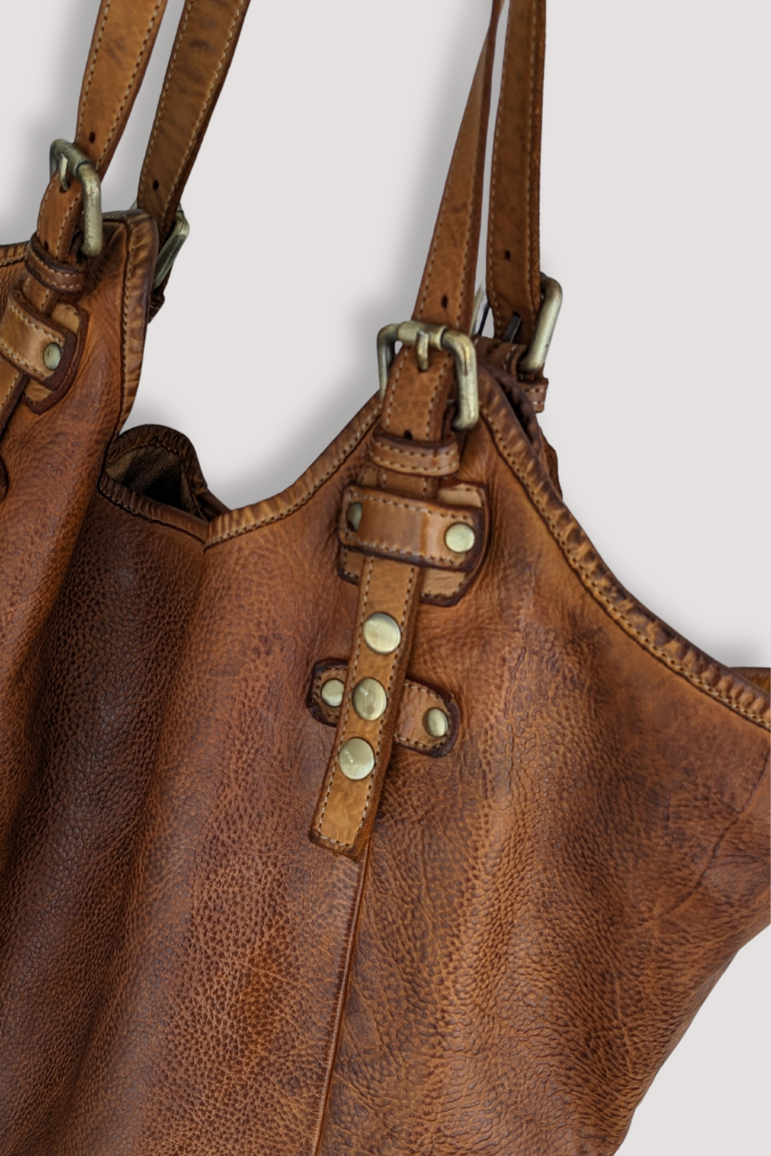 Soft & Slouchy Hobo - Cognac Rocks