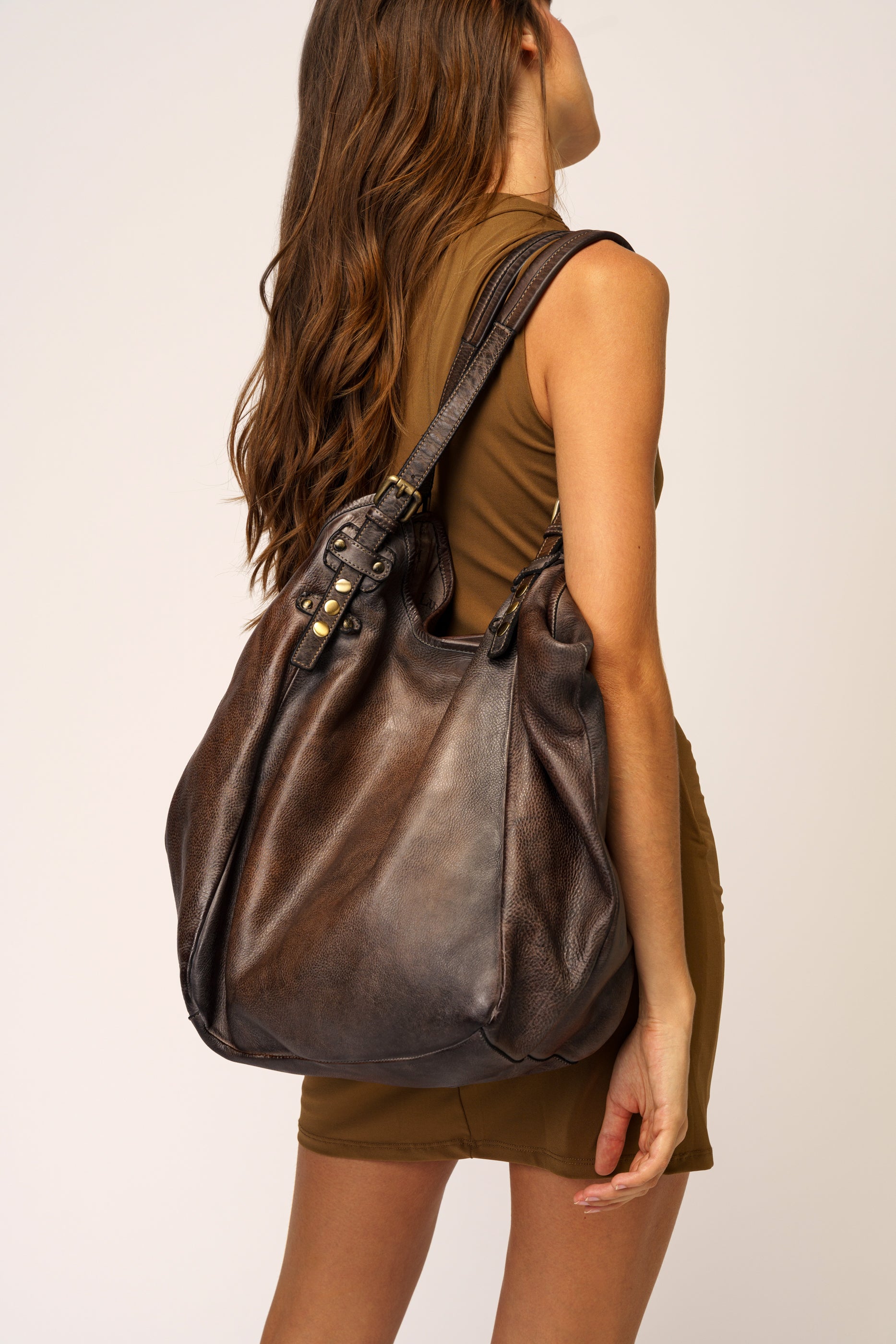 Hobo barrow leather tote store